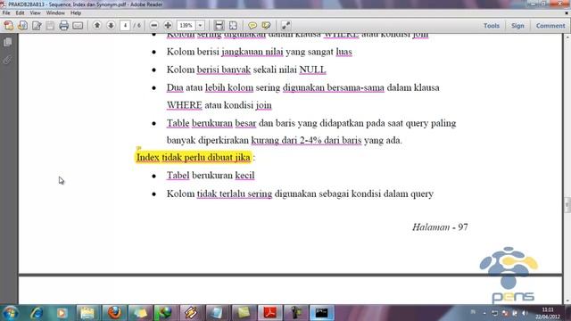 Sequence Index & Synonym смотреть онлайн