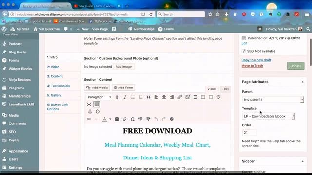 How To Add A Form To Your Website | Gravity Forms Wordpress Tutorial смотреть онлайн