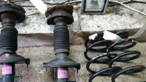 Сборка передних стоек volvo xc90