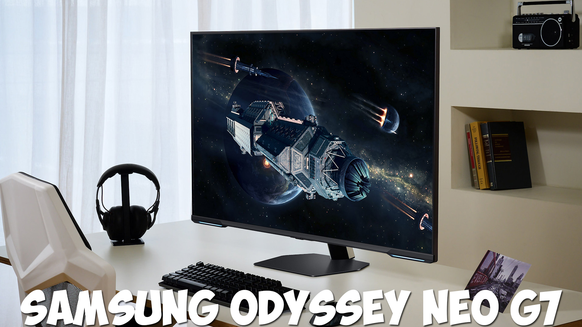 Крутой монитор Samsung Odyssey Neo G7 43 дюйма первый обзор на русском смотреть онлайн