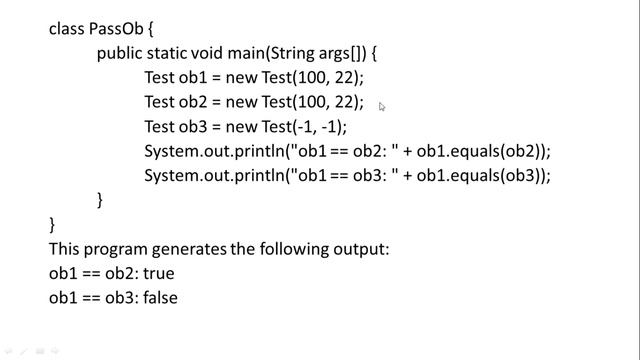 Object Oriented Programming in Java: Using object as parameter and Returning object смотреть онлайн