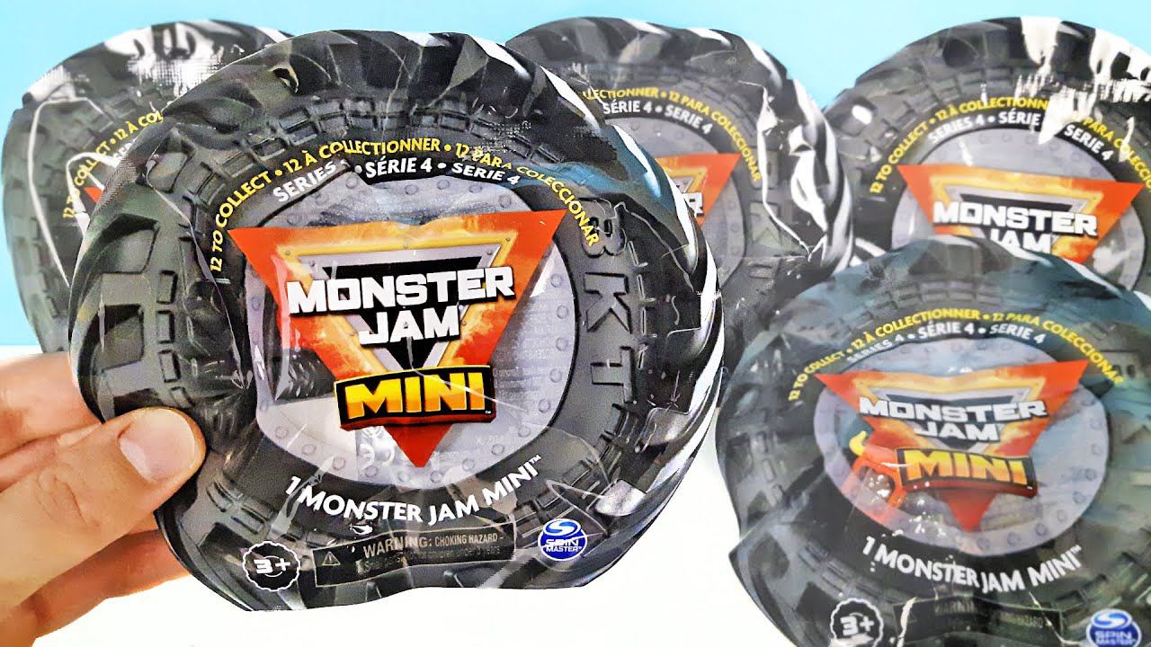 ОПАСНЫЕ МАШИНКИ MONSTER JAM MINI! Сюрпризы в пакетиках ТАЧКИ МОНСТРЫ Spin Master Surprise unboxing смотреть онлайн