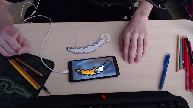 Сделал Керамбит Тукан из Блок Страйк своими руками // DIY // Block Strike в реальной жизни смотреть онлайн
