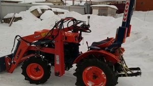 Мал да удал! Мой минитрактор Kubota b6000??