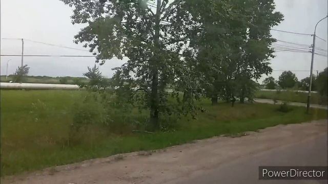 Поездка на диз.автобусе Daewoo BS106 (Ulsan) 2011 г.в. (У635ТА27) по пригородному маршруту №124.