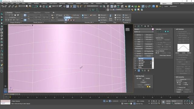 Моделирование дивана в 3DS MAX Minotti Goodman