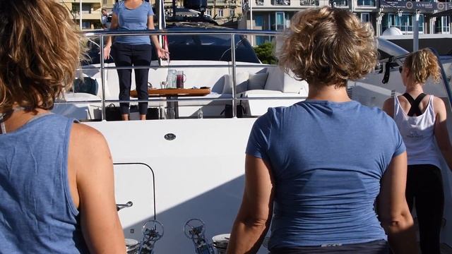 Yoga Onboard IRISHA at the 2018 Monaco Yacht Show смотреть онлайн