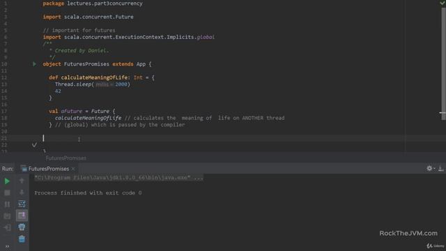 Futures and Promises #8.2 Functional concurrent programming смотреть онлайн