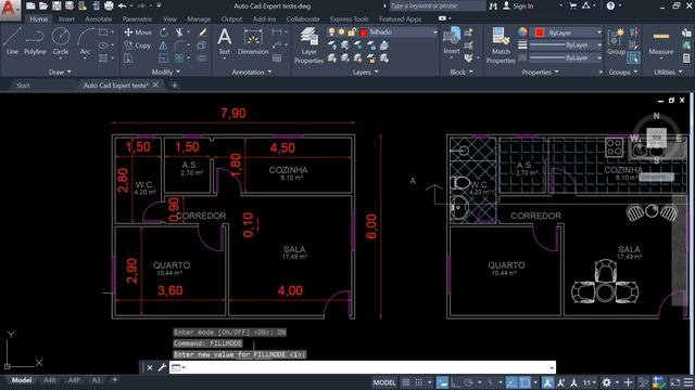 Preenchimento do Texto NÃO aparece | AutoCAD смотреть онлайн