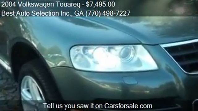2004 Volkswagen Touareg for sale in Stone Mountain, GA 30083 смотреть онлайн