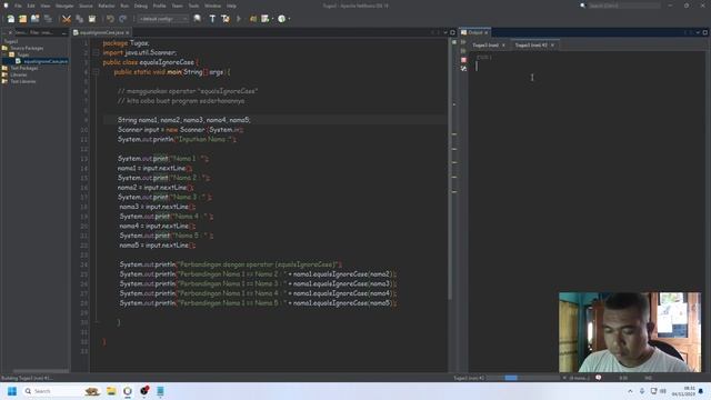 Tugas 3 EqualsIgnoreCase dan compareTo Pemograman Java смотреть онлайн