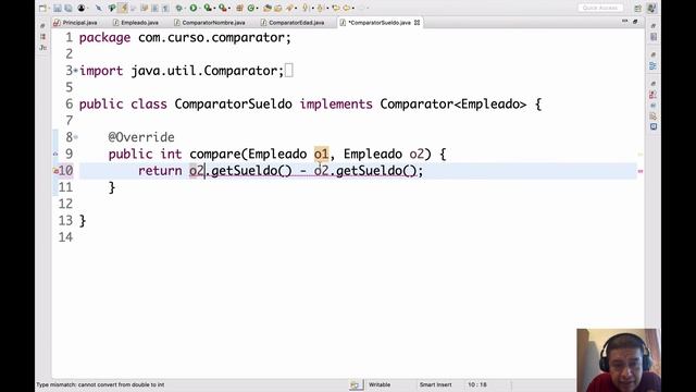 23. Comparator y Clases Anidadas. смотреть онлайн