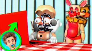 FNAF КОГДА ПОСМОТРЕЛ НОВЫЙ РОЛИК ВЛАДА А4 и МАНГЛ БЕРЕМЕННА в 16  ФНАФ ПРИКОЛЫ 17 МИНУТ СМЕХА !!!