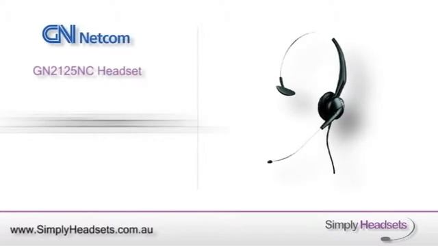 GN Netcom Jabra GN2125NC Duraflex Noise Cancelling Binaural & Cord Video Overview смотреть онлайн