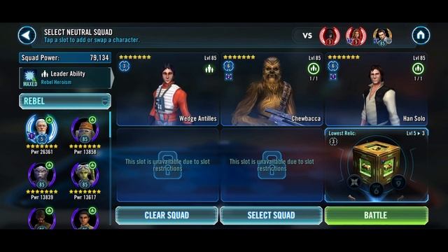 Потеря потерь / vs Wyoung066 / Grand Arena 3x3 / 1-2 / SWGoH смотреть онлайн