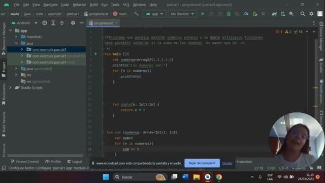 PROGRAMA KOTLIN|ARRAYS|FUNCIONES|CICLOS смотреть онлайн