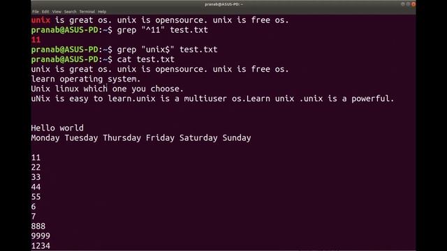Linux Grep Command смотреть онлайн