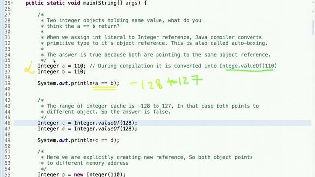 Java Integer Cache | Interview Question | Programming Tutorials смотреть онлайн
