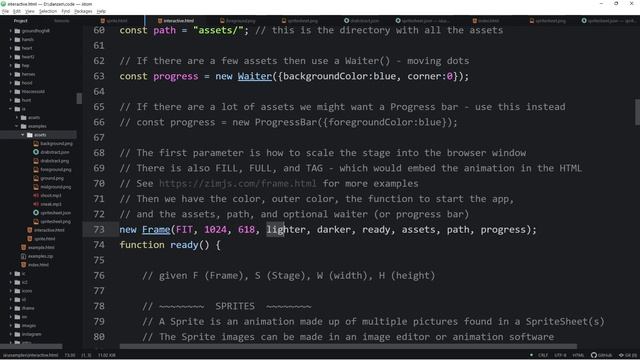 How to easily get a Sprite Animation on the HTML 5 Canvas and Make it Interactive смотреть онлайн