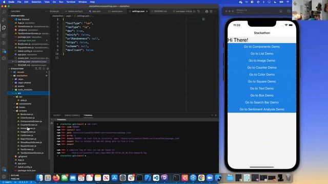 Stackathon : Expo Go & Xcode Boilerplate Demo (iOS mobile app) смотреть онлайн