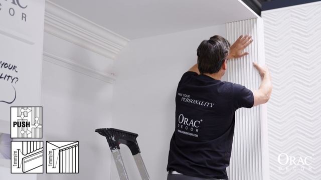 Installation de panneau mural 3D Orac Décor смотреть онлайн