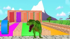 Cow Mammoth Dinosaur Elephant Gorilla Guess The Right Key ESCAPE ROOM CHALLENGE Animals Cage Game #