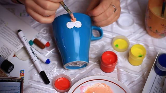 DIY: Декор кружки/Тяп-ляп|Fosssaaa смотреть онлайн