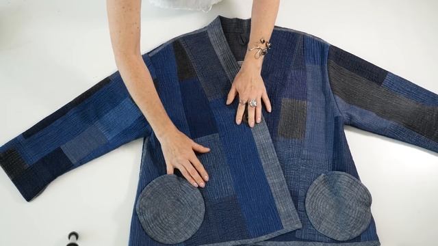 Телогрейка (жакет) в японском стиле. ЧАСТЬ-1 смотреть онлайн