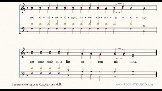 Глас 5, песнь 7, ирмос: 