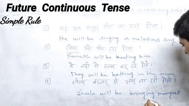 FUTURE CONTINUOUS TENSE | SIMPLE |NEGATIVE|INTERRONEGATIVE SENTENCE |ENGLISH GRAMMAR |BY SATYAM SIR смотреть онлайн