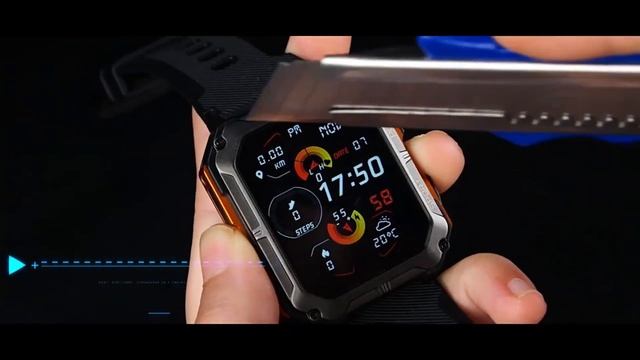 C20 Pro 2023 Men's Smart Watch IP68 waterproof смотреть онлайн