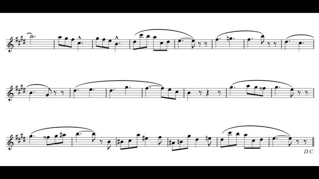 Concone 50 No.48 - Solo Baritone Saxophone смотреть онлайн