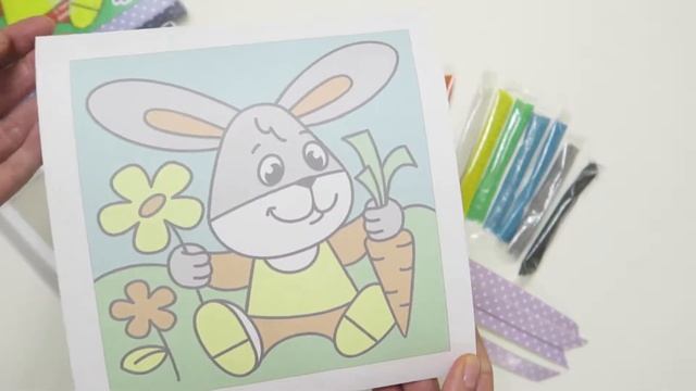 Набор для творчества Десятое королевство Песочная фреска "Веселый зайка" смотреть онлайн