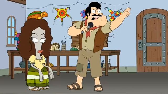 Стен и Роджер на сцене))) Пеньятовщик))) Американский Папаша