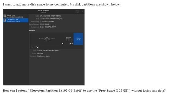 Unix & Linux: GNU/Linux PureOS - How can I add more disk space to my distro? смотреть онлайн