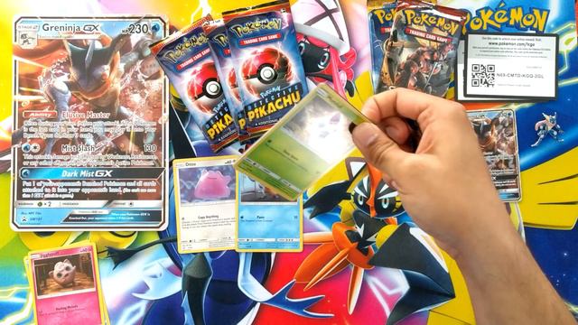 *Brand NEW* Detective Pikachu GRENINJA GX Case File Opening смотреть онлайн