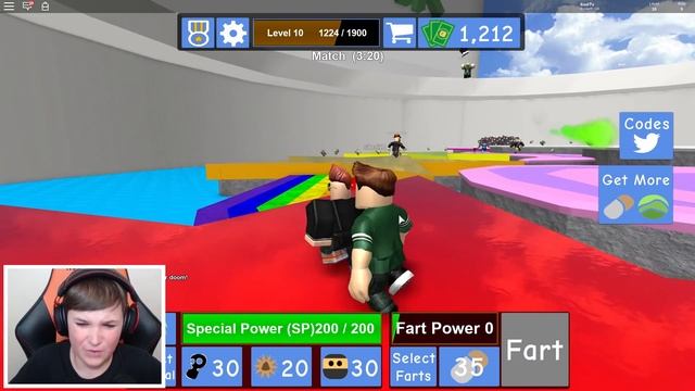 MEGA FART in ROBLOX FART ATTACK!!! смотреть онлайн