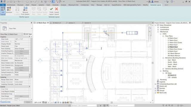 Creating Duct Systems in Revit - MEP Workflows смотреть онлайн