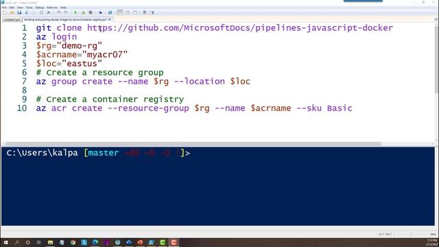 Building and Pushing Docker images to Azure container Registry With Azure DevOps Pipeline смотреть онлайн