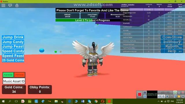 ROBLOX Jumping simulator смотреть онлайн