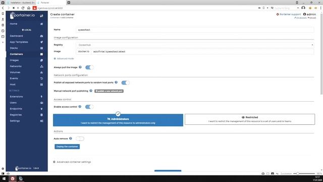 Portainer als Management GUI für Docker intallieren смотреть онлайн
