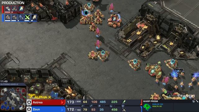StarCraft 2 - ZOUN vs ASTREA! - Alpha X X-mas/New Year's Tournament смотреть онлайн