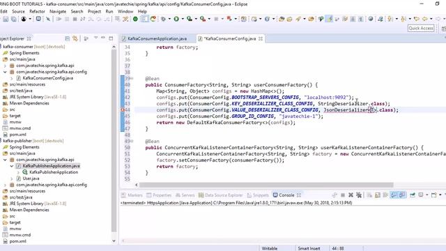 Apache Kafka Consumer Example using SpringBoot | Java Techie смотреть онлайн