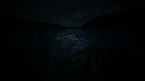 Ocean Rainstorm and Thunder Sounds for Sleeping | Dimmed Screen Waves with Rain and Thunder