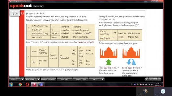 Speak-out. Elementary- Unit-12.1