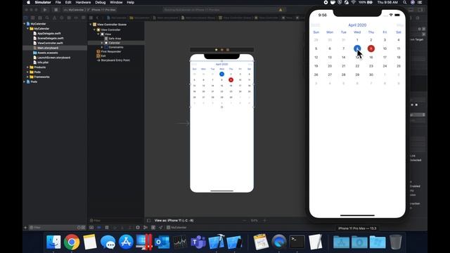Create Calendar App with Swift 5 (Xcode 12) - 2023 смотреть онлайн