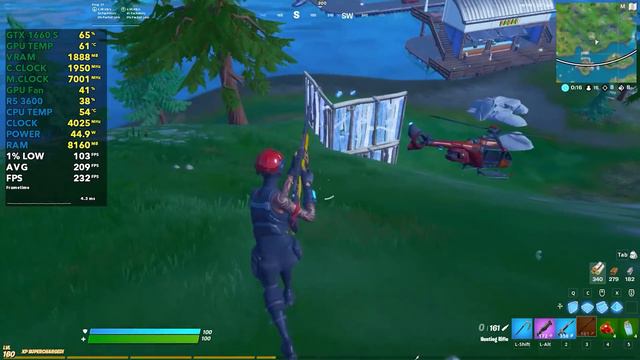 GTX 1660 Super Fortnite Season 3 | 240 Fps Cap 1080p смотреть онлайн