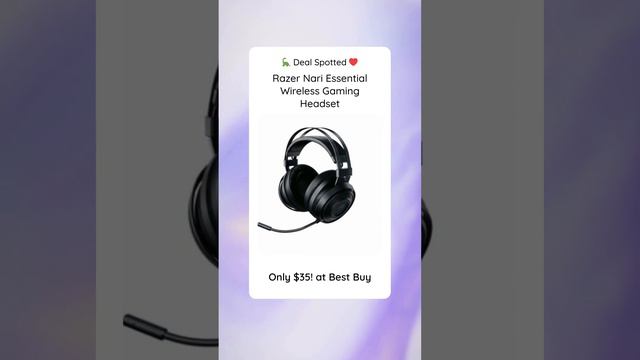 Deal Spotted: Razer Nari Essential Wireless Gaming Headset смотреть онлайн