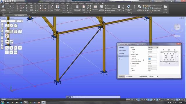 Advance Steel 2019 Tutorial Series - Add Bracing смотреть онлайн