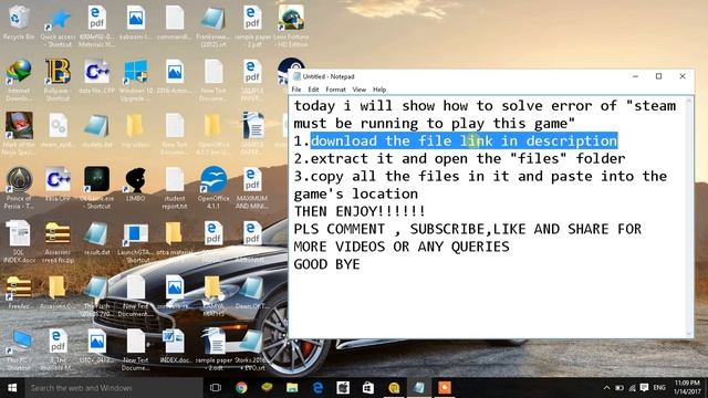 Steam must be running to play this game solved 1000% working смотреть онлайн